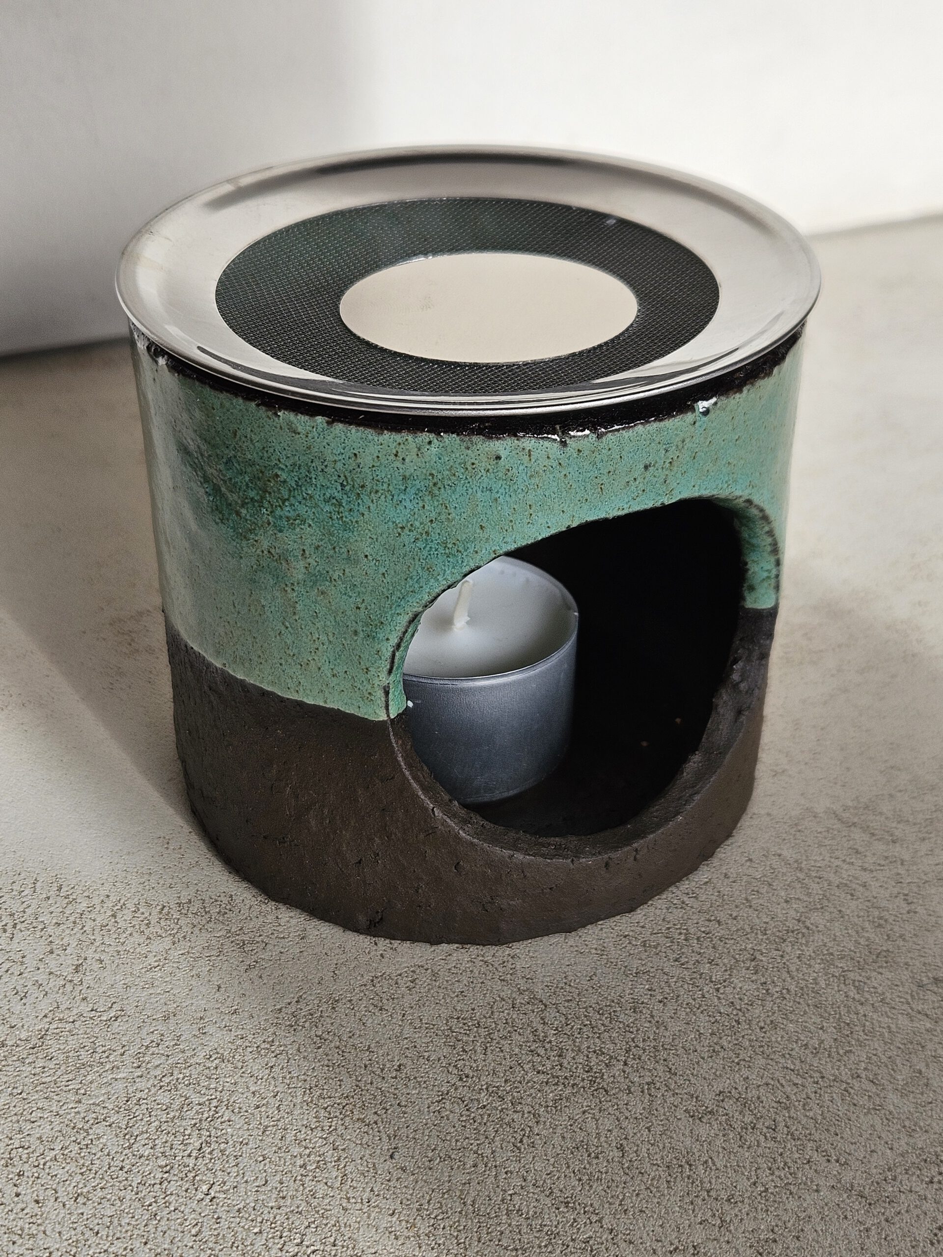 Räucherstövchen "Wald" mit Sieb – Bild 4